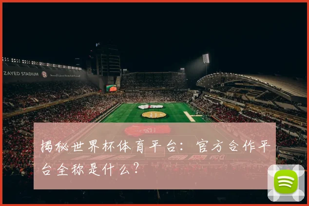 揭秘世界杯体育平台:官方合作平台全称是什么?