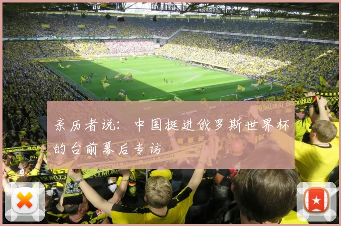亲历者说：中国挺进俄罗斯世界杯的台前幕后专访